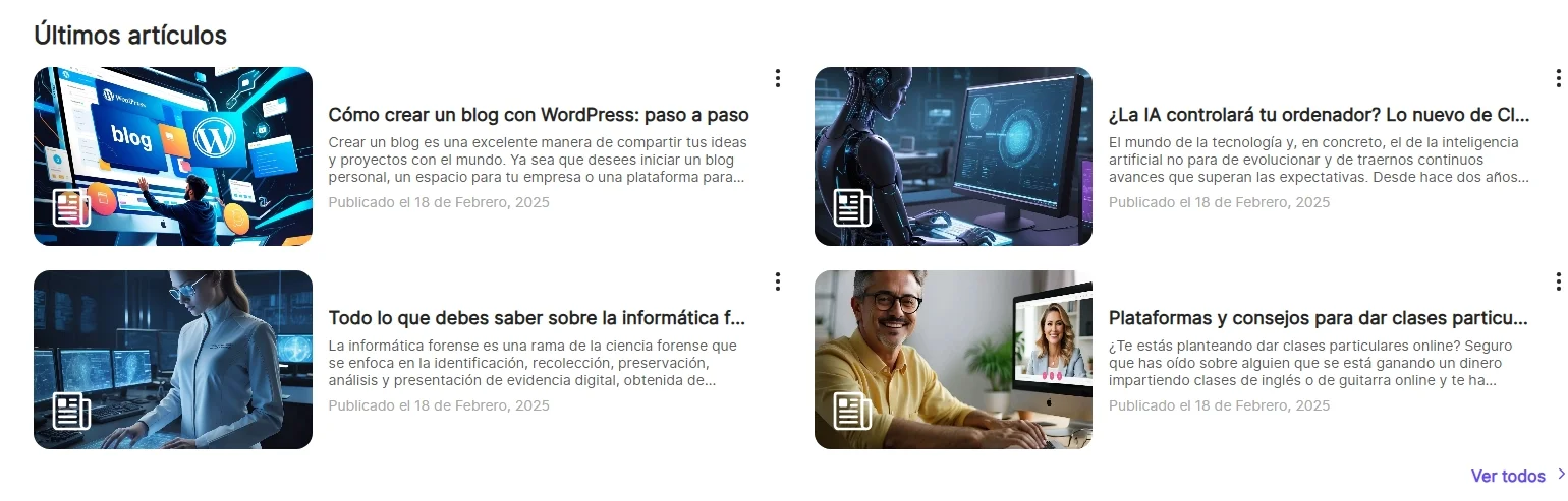 artículos de tecnología EducaOpen