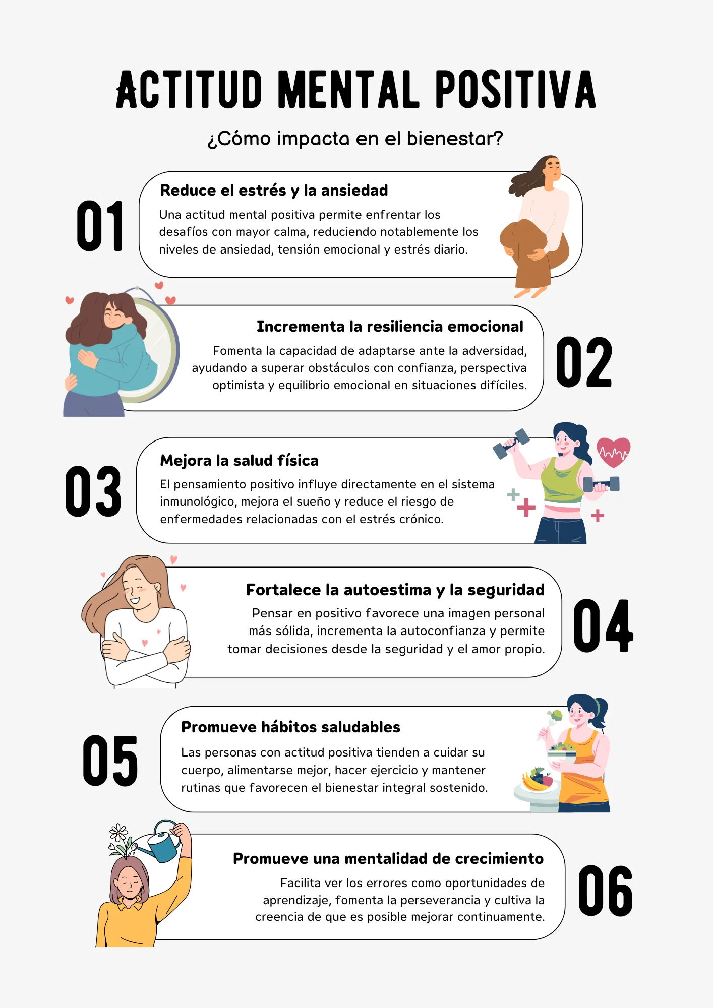 beneficios de una actitud positiva