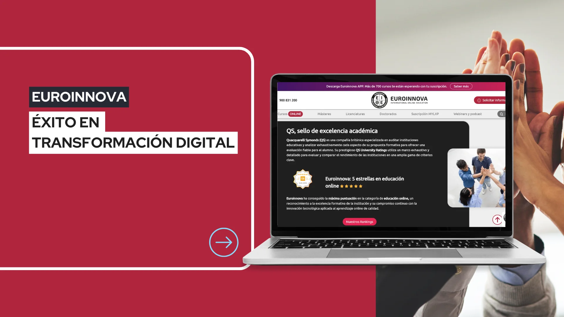 Euroinnova se consolida como caso de éxito en transformación digital educativa