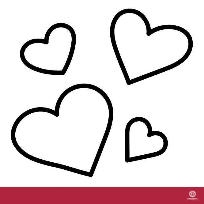 Corazón para colorear