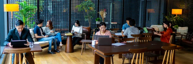 Coworking as a flexible alternative to the office model