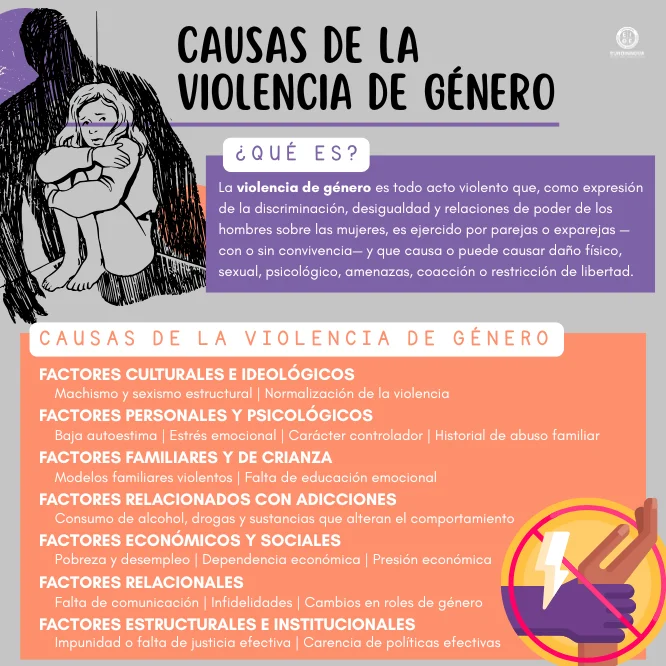 Cuáles son las principales causas de la violencia de género