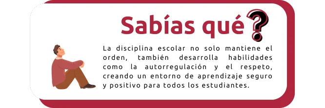 definición disciplina escolar