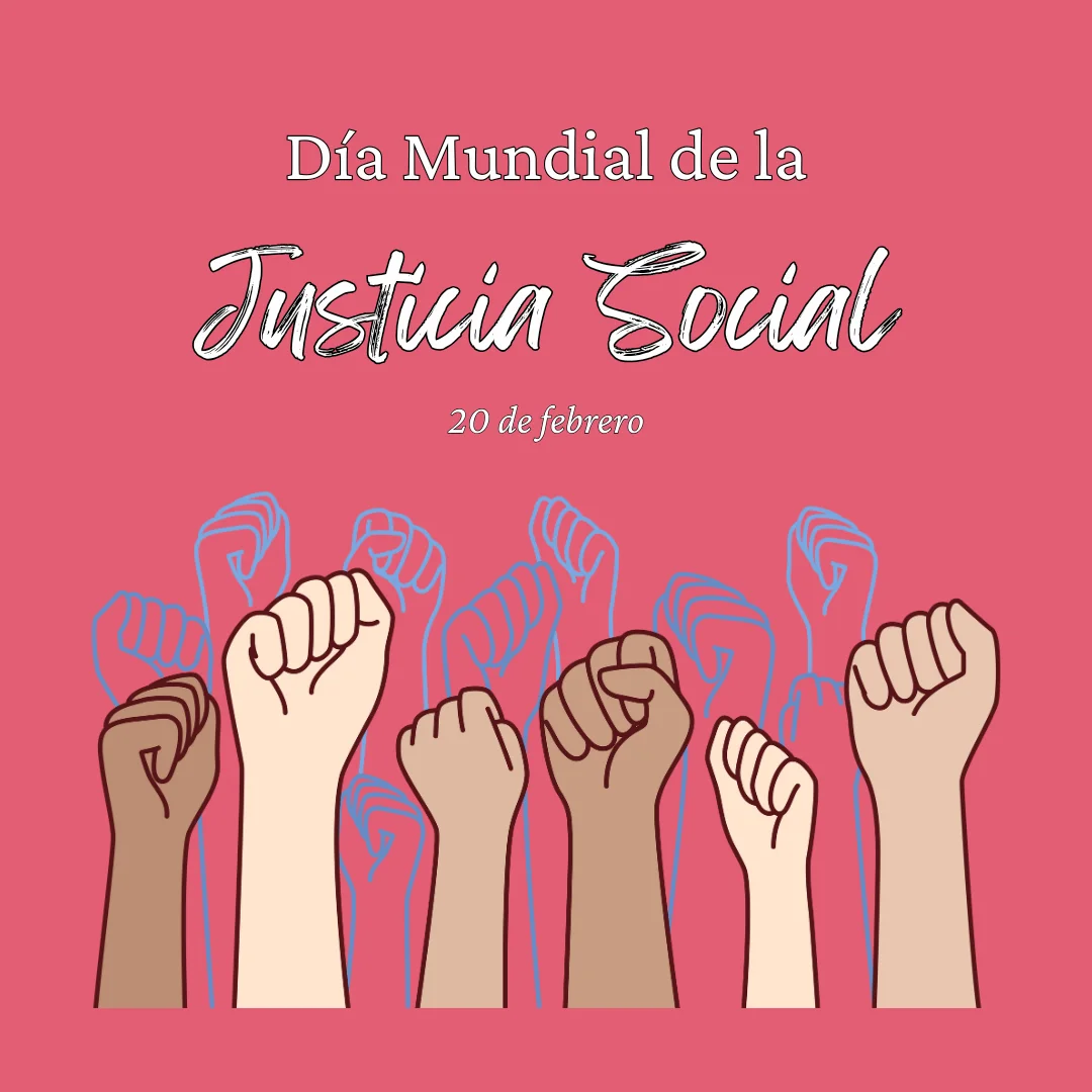 Día Mundial de la Justicia Social cartel