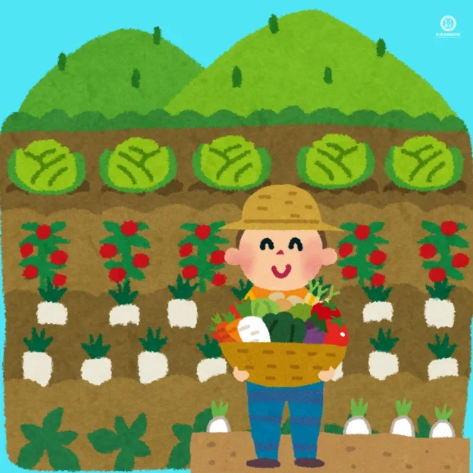 Dibujo huerto escolar