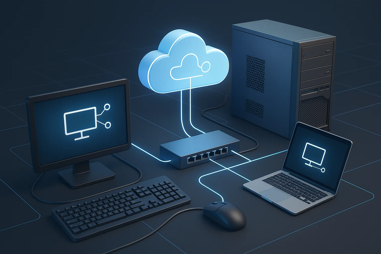 dibujo sistema informático