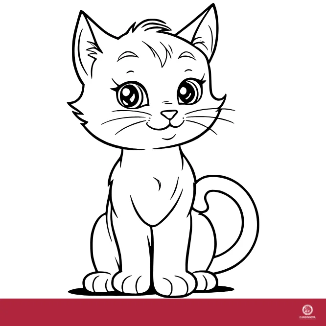 Dibujos de gatos para colorear