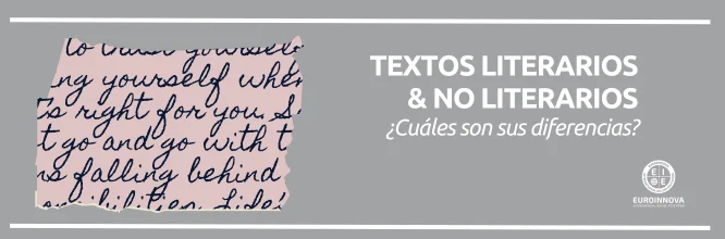 Diferencias entre los textos literarios y no literarios