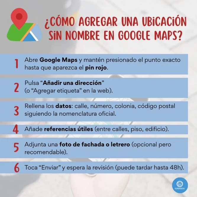 Ubicación sin nombre en Google Maps