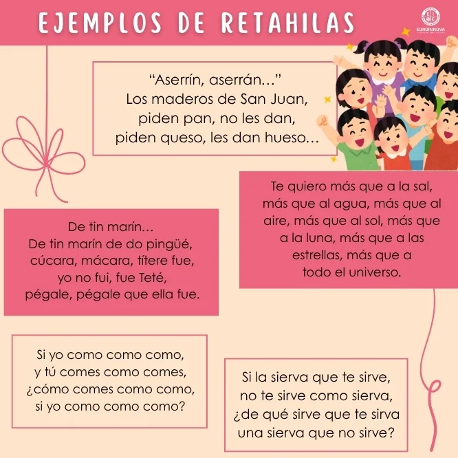 Ejemplos de retahílas