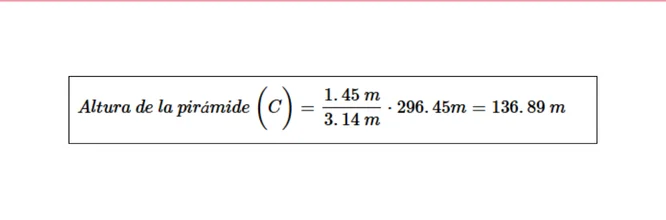 ejemplo fórmula matemática del teorema de tales