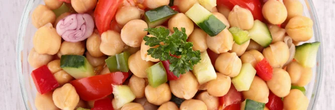 ensalada de garbanzos