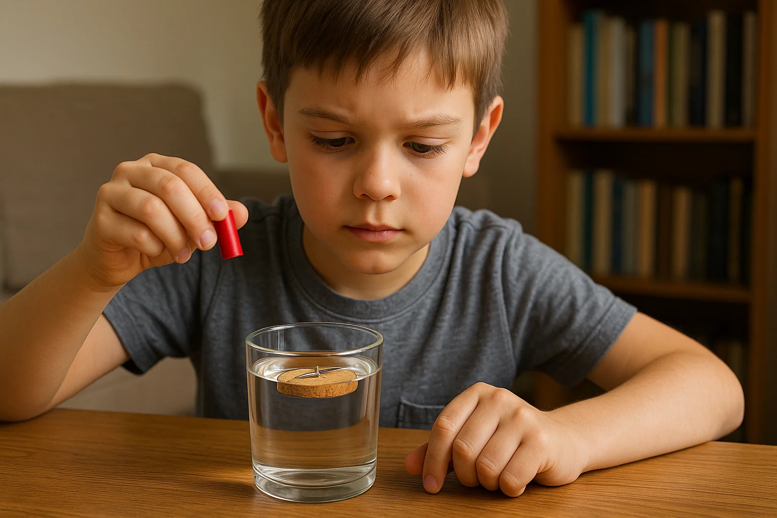 experimento brújula casera