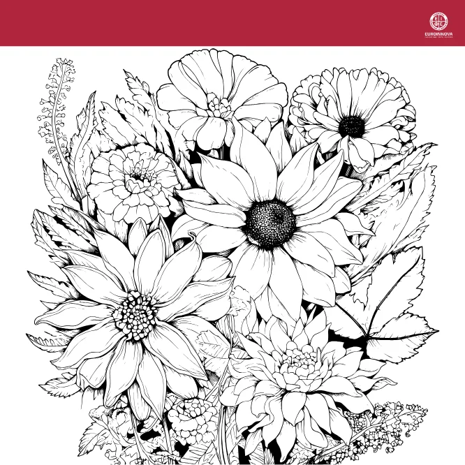 Flores para colorear