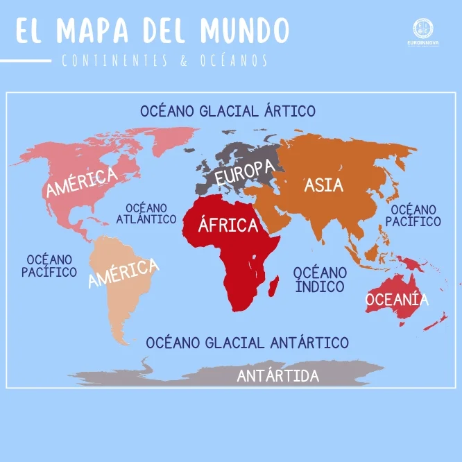 ¿Cuál es la función de un mapa mundial?
