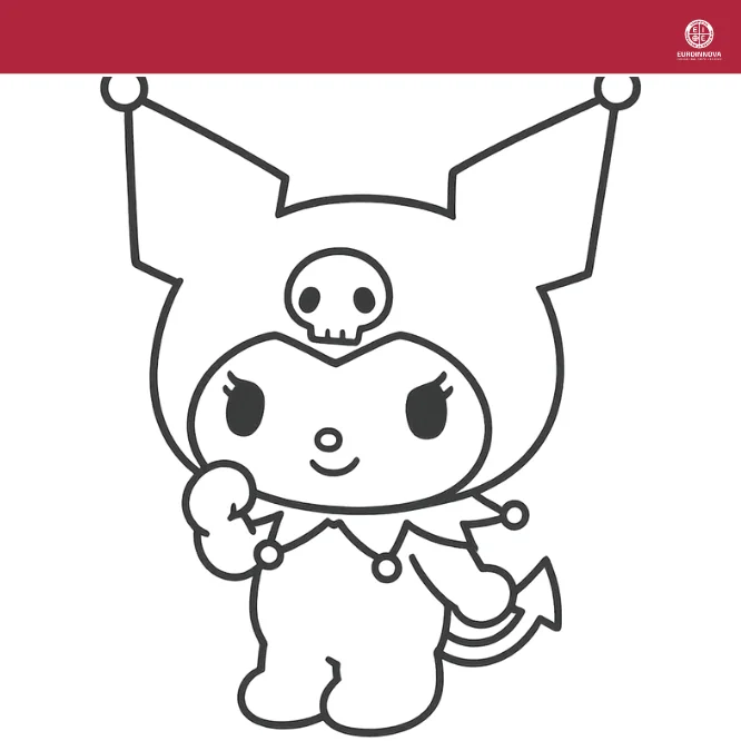 Kuromi para colorear