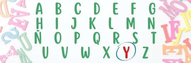 Letra Y en el abecedario