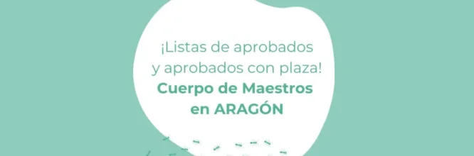 Publicadas las listas de aprobados con y sin plaza para el Cuerpo de Maestros de Aragón