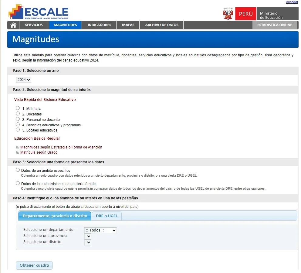 Módulo de Magnitudes
