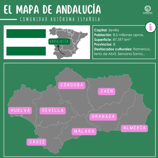 Mapa de Andalucía