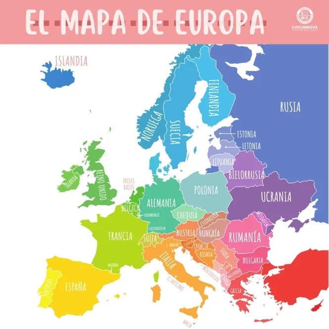 Mapa De Europa Fsico Imgenes Mapas Del Continente Europeo
