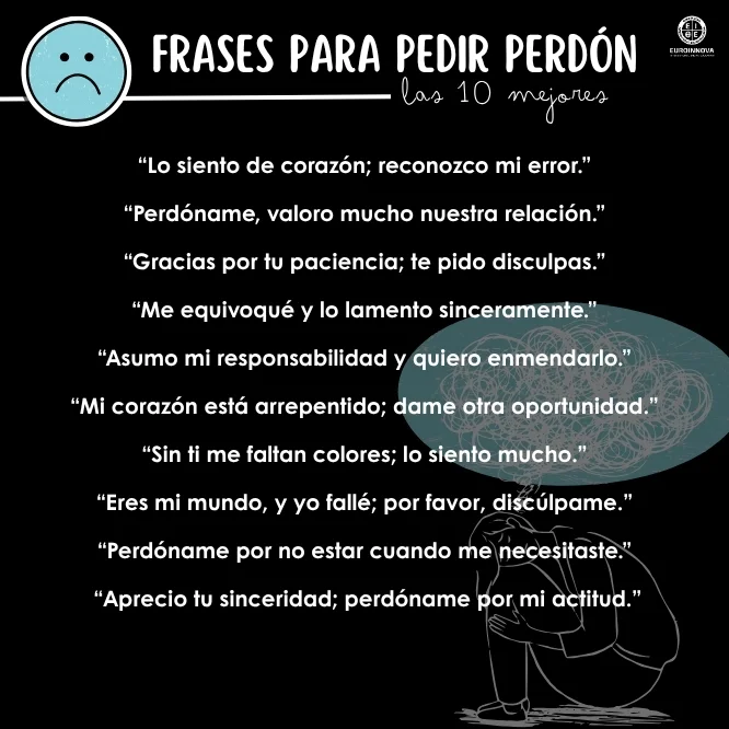 Frases para pedir perdón