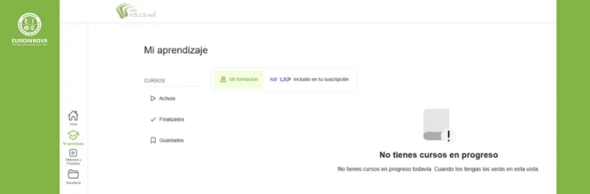 Entorno de Mi aprendizaje campus virtual Rededuca