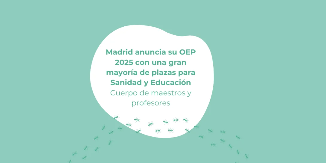 Madrid convoca 10.310 plazas públicas en Sanidad y Educación
