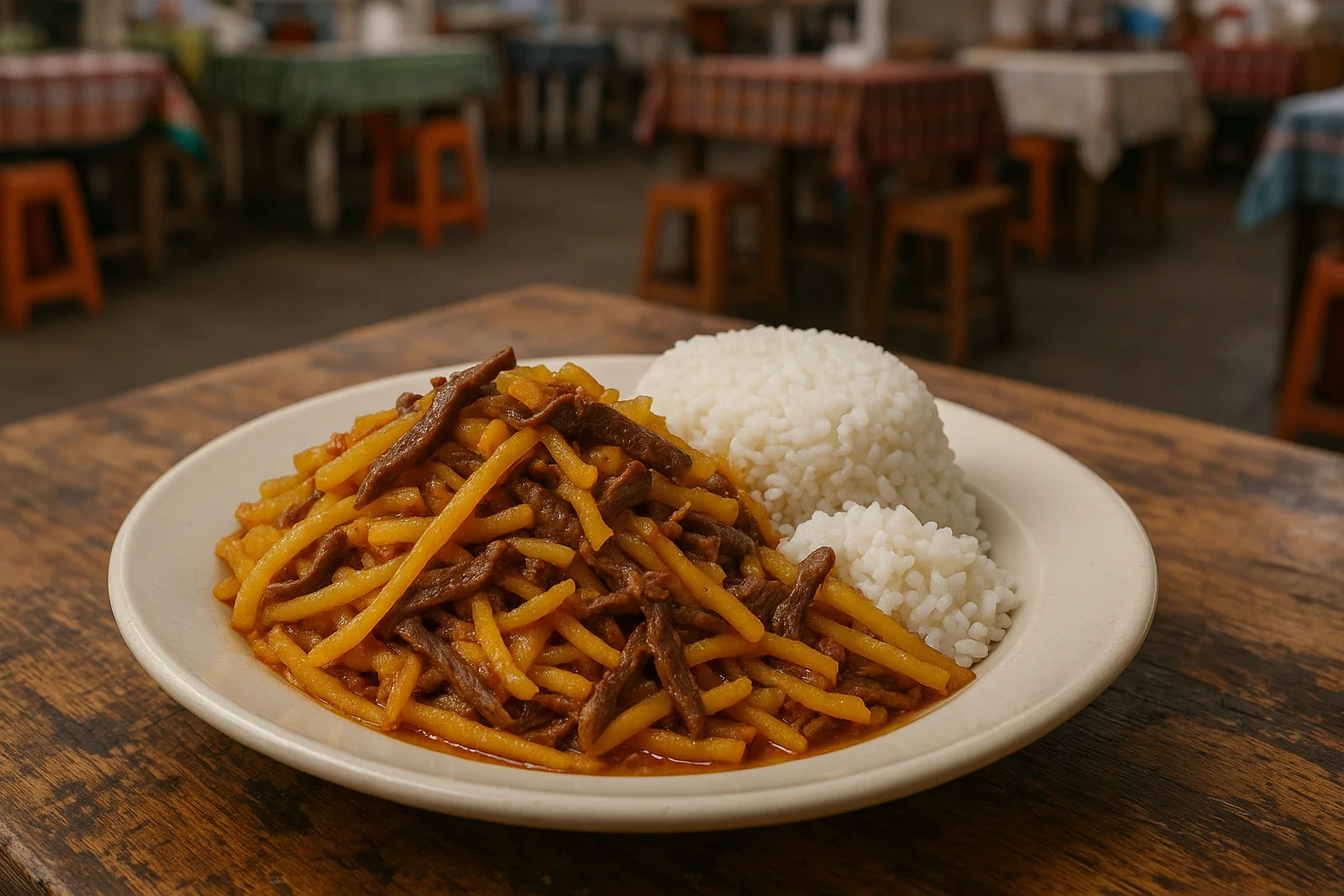 olluquito con charqui