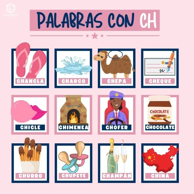 Palabras con CH