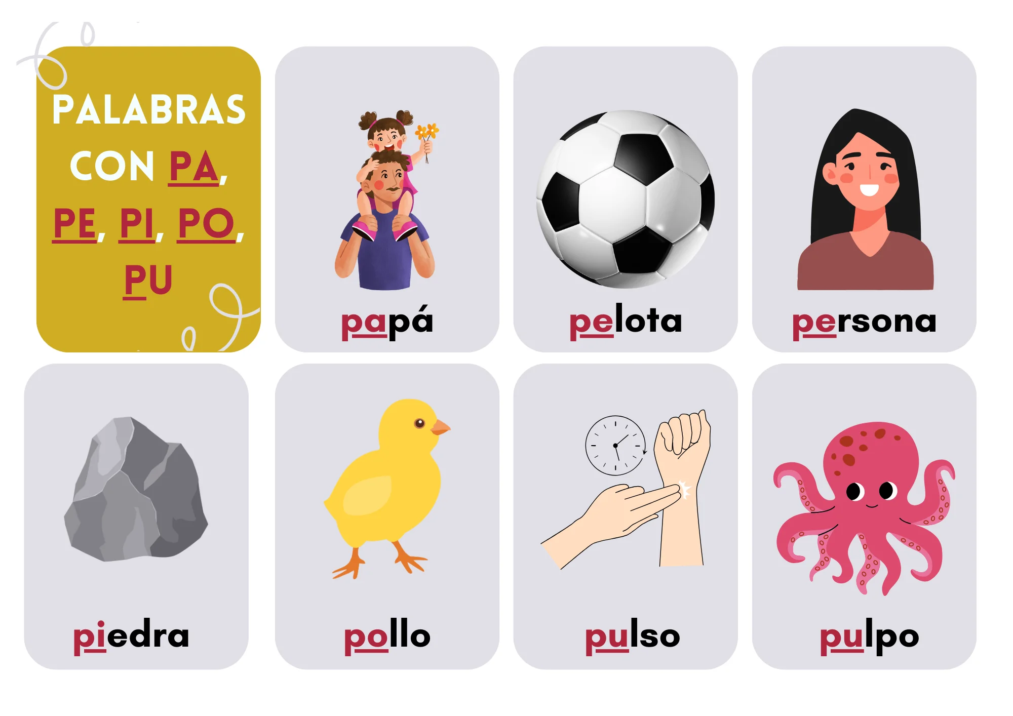 palabras con pa, pe, pi, po, pu