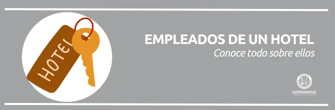 Personas que trabajan en un hotel