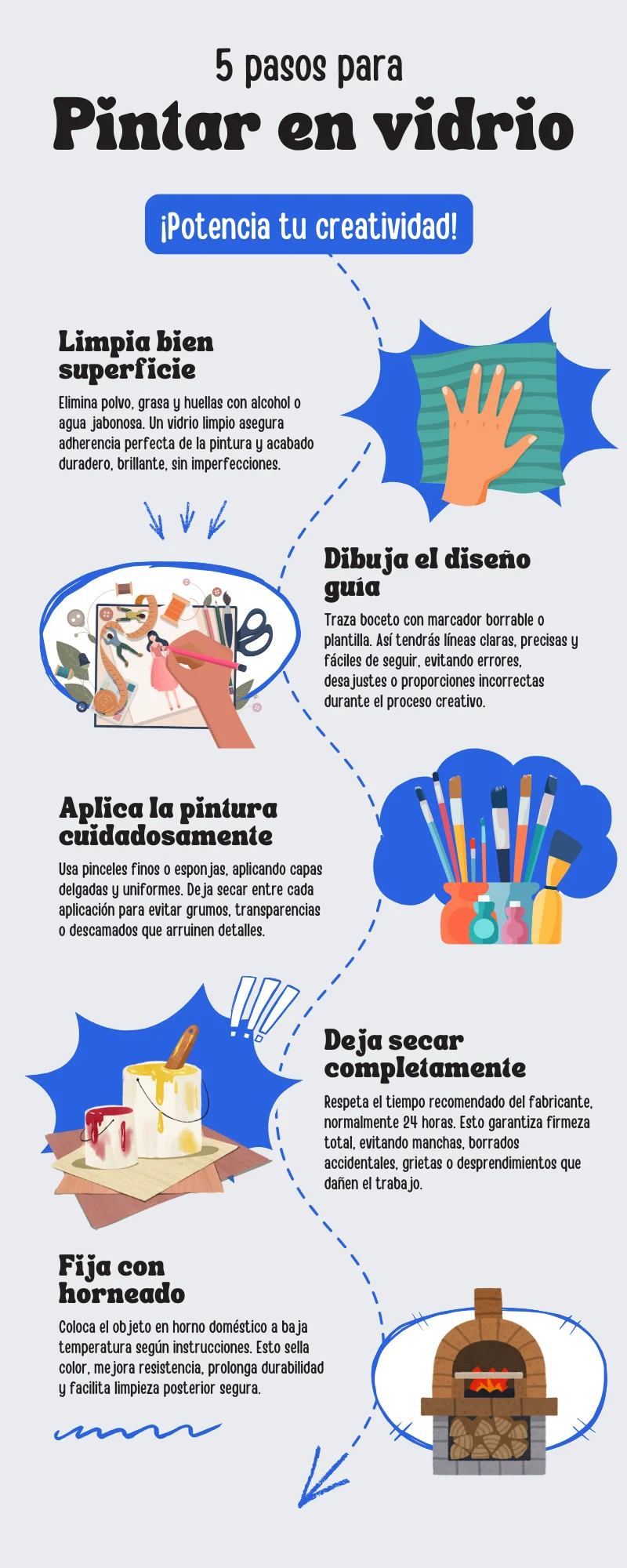 pintar sobre vidrio
