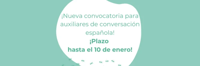 ¡Plazas de auxiliares de conversación en el extranjero!