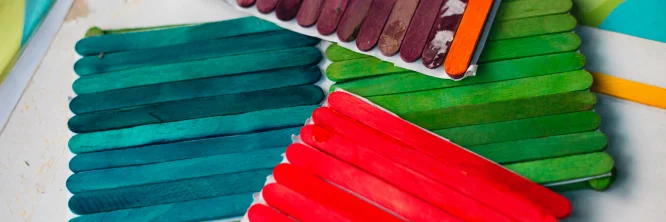 portarretratos palitos de helado