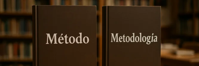 qué es método y metodología