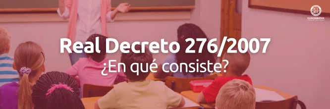 Real Decreto 276/2007