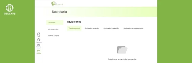 Secretaría del campus virtual de Rededuca
