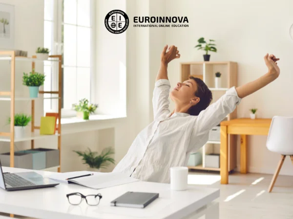 stretching in the office