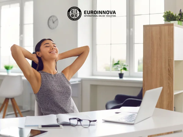 stretching in the office