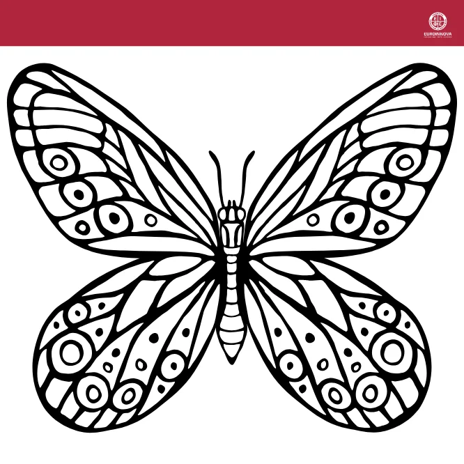 Técnicas para colorear mariposas