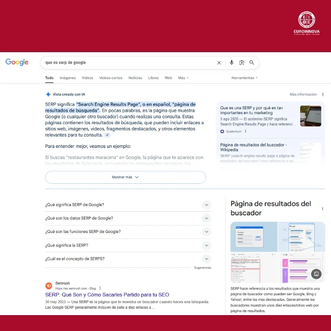 Vista creada con IA de Google