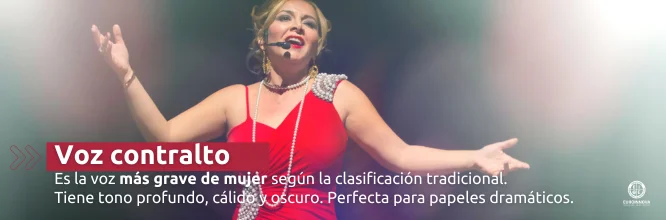 Voz contralto femenina cantantes