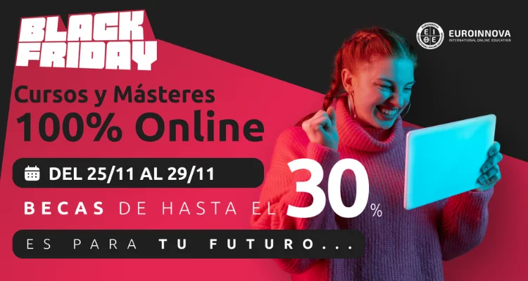 La mejor formación con becas de hasta el 30%: el Black Friday llega a Euroinnova