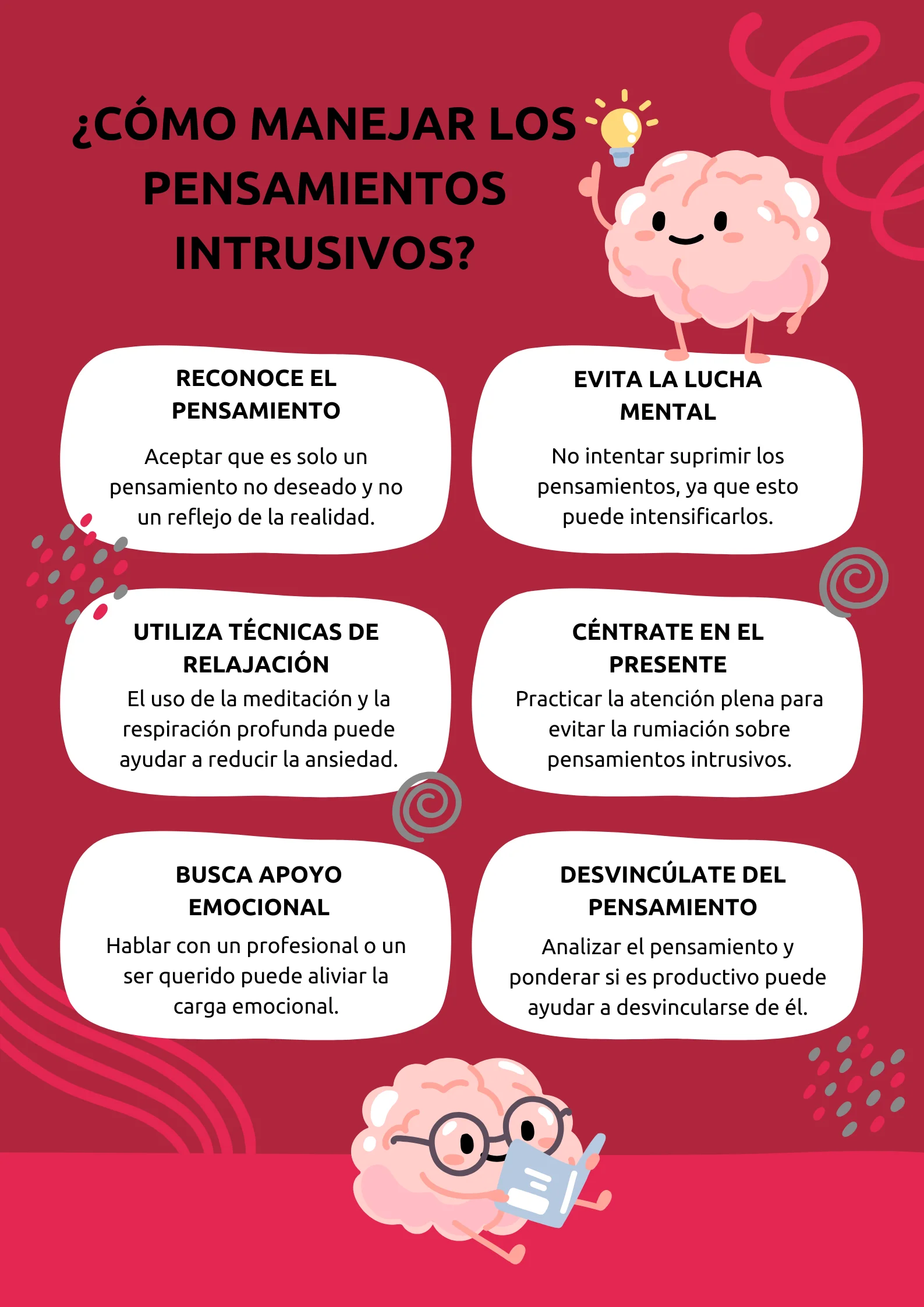 Cómo manejar los pensamientos intrusivos