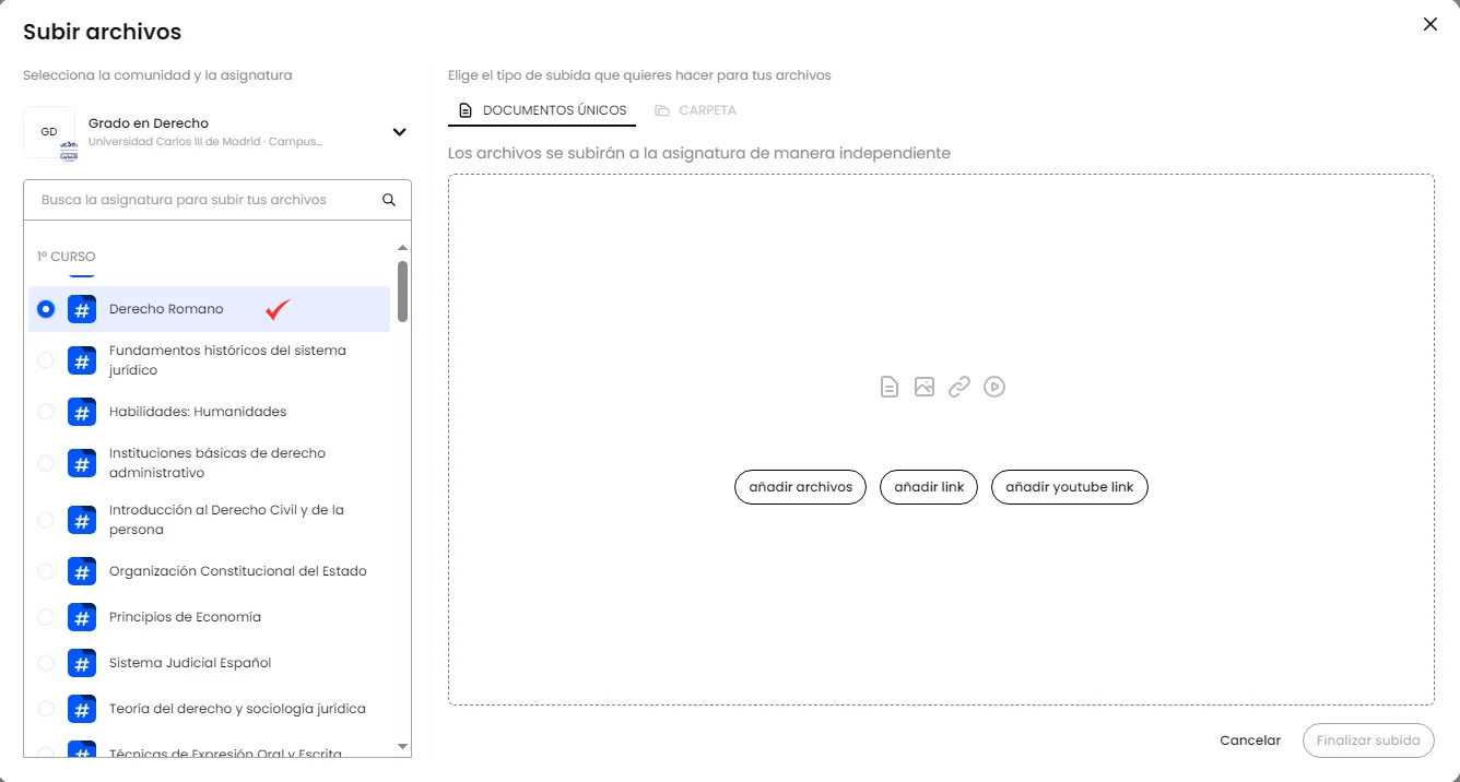 Wuolah universidades